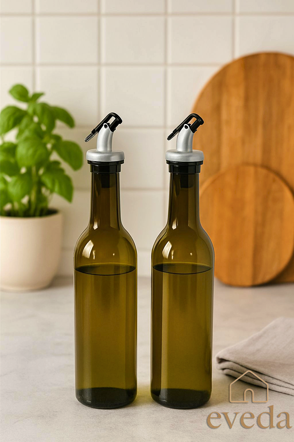 EVEDA İkili Yağdanlık Seti – 750 ml