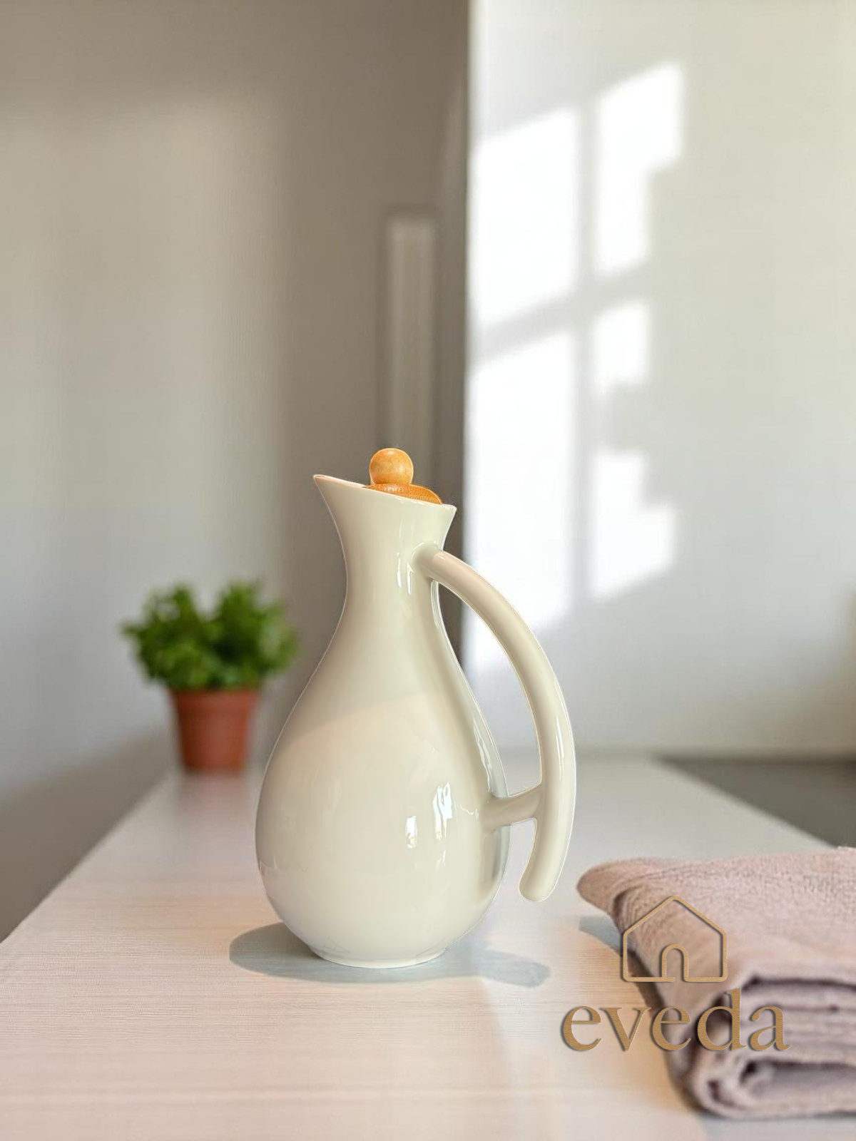 Eveda Porselen Yağdanlık 1700ML