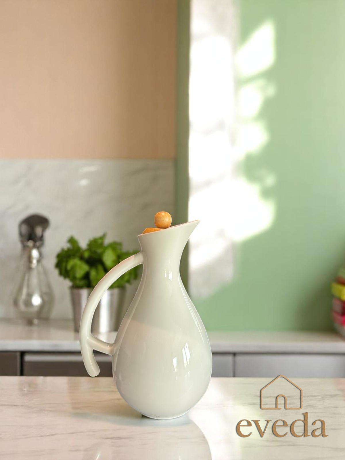 Eveda Porselen Yağdanlık 1700ML