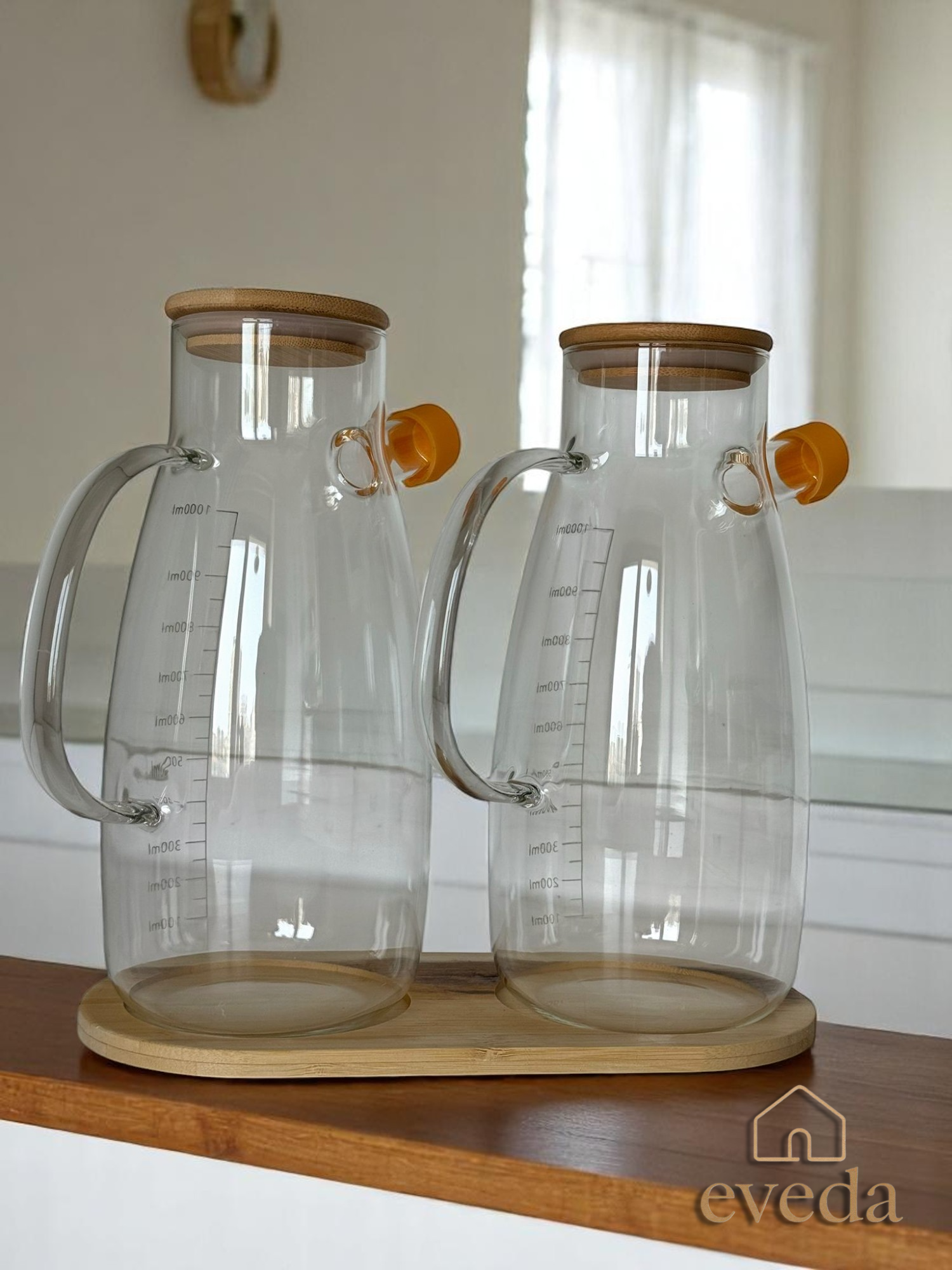 Eveda Yağdanlık İkili 1000 ML